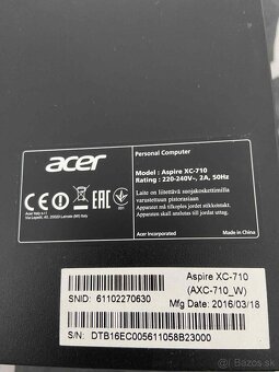Acer Aspire XC-710 – starší, ale funkčný počítač - 7