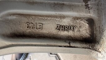 Sada originál kolies VW Kingston 5x112 R18 + pneu Hankook - 7