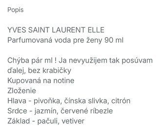 Yves Saint Laurent Elle EDP 90 ml (woman)  Dámska parfumová - 7