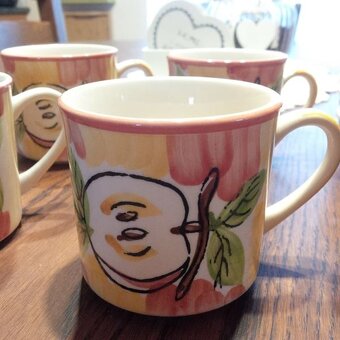 vidiecka čajová (kávová) súprava - 7