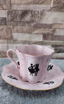Růžovy porcelán, šálek s podšálkem, Chodov - 7