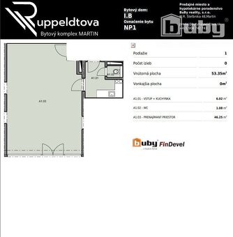 Na predaj komerčný - nebytový priestor IB_NP_1A, v novostavb - 7