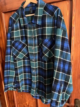 ZARA Dámska Károvaná košeľa XL - 7