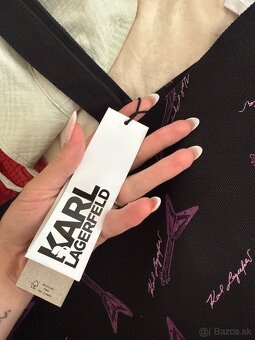 Krásna plažová taška Karl Lagerfeld nová s vidačkou - 7