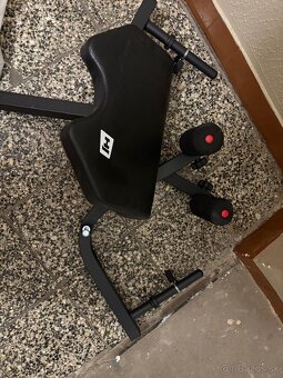 Činkový set Strong 76 kg + posilňovacia lavica HS-1055 - 7