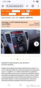 Kia Venga 1.4   83.000km - 7