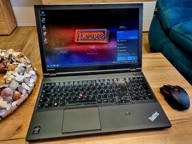 Výkonné LENOVO T540p - 15.6" - W10 - SSD - i5 - 8GB RAM - 7