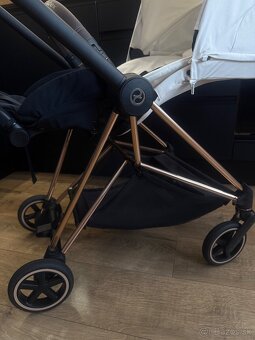 Cybex mios 3.0 rosegold s off white poťahom - 7