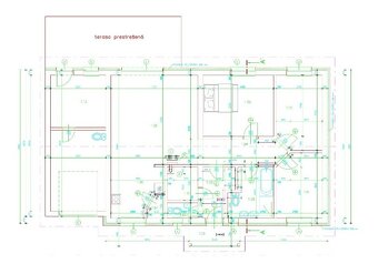 4 izbový rodinný dom 153 m2 + zasklená terasa 24 m2, garáž - 7