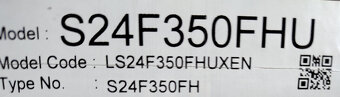 24" Samsung (LED) S24F350FHU - 7