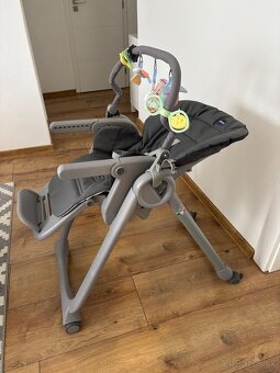 CHICCO Stolička jedálenská Polly Magic Relax - Graphite - 7