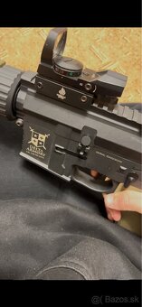 Airsoft M4 FULL Upgrade Brushless motor - okolo 30rps - 7