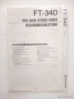 HITACHI FT-340 tuner - 7