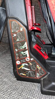 Červená autosedačka Petite&Mars Prime II 9-36 kg isofix - 7