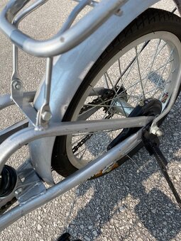 Skladací bicykel ECO – mestský, s nosičom, vo výbornom stave - 7