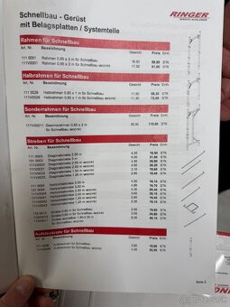 Lešenie RINGER cca na 70m2 - 7