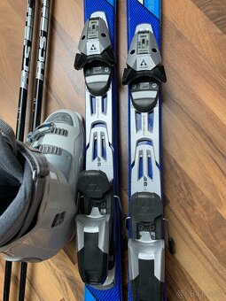 Lyže Fischer Esprit 155, lyžiarky Nordica č. 37, paličky - 7