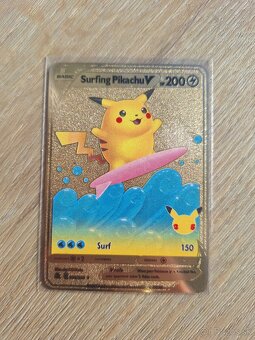 Kovová Pokémon karta - 7