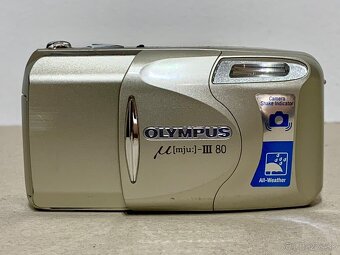 Olympus Mju III 80 …. Fotoaparat …, kinofilm (na opravu) - 7