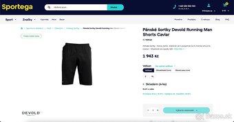 Nové športové kraťasy Devold Running Shorts Man vel. XL - 7