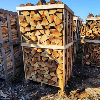 Palivové drevo v klietkach - kamiónové odbery - 7