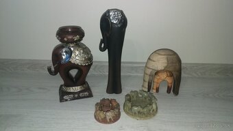 ✅ Dekoračné sošky slonov - rôzny materiál, veľkosť ✅ - 7