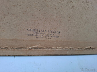 Predám starý obráz Venecie-Benedig - 7