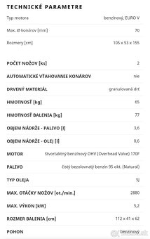 Drtič konárov - MTF PS 70 G - 7