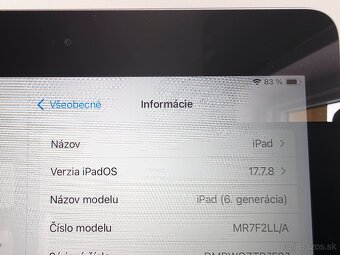 Apple iPad 9.7 Wi-Fi 32GB Space Gray MR7F2KN/A 6Generácia - 7