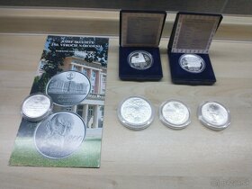 slovenské strieborné mince, pamätný list, leták - 7