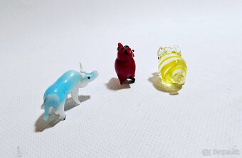 Sklenene figurky Murano mix 4 - 7