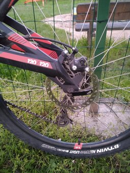 celoodpružený bicykel Rockrider 520S,kol.27,5", rám L - 7