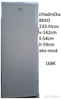 predám chladničku nerez aj bielu - 7