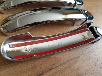 Chromové kľučky kryty klučiek - podšalky - 7