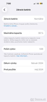 Iphone 15 pro 128gb (natural titanium) TOP STAV - 7