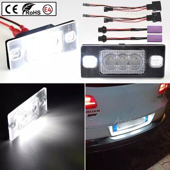 LED ŠPZ osvetlenie ŠKODA, VW, SEAT, Audi, BMW, Ford - 7