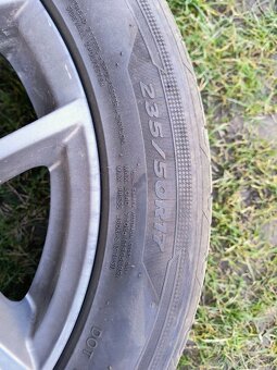 Predám hliníkové disky Borbet R17 na Ford Mondeo MK5 - 7