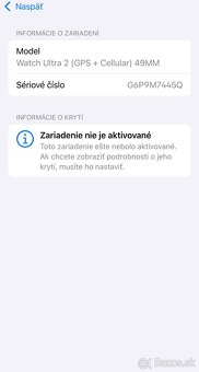 Apple Watch Ultra 2 49mm Cellular - nove, rok záruka - 7