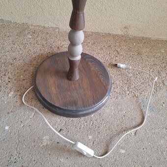 RETRO stojanova lampa po renovacii - 7