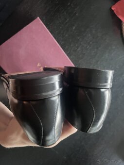 Carmina Monk Strap Čierne kožené topánky uk 12.5, US 13.5, - 7
