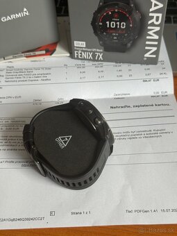 Garmin Fenix 7X Solar - záruka necelé 2 roky - 7