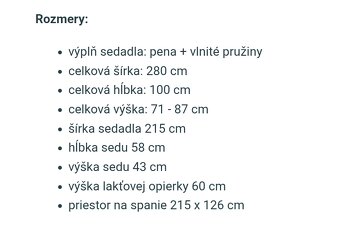 Rozkladacia sedačka RIGATTO - 7
