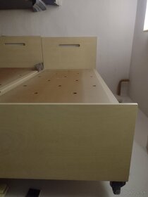 Dizajnová posteľová zostava z brezového dreva - 7
