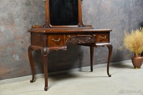 Psací stůl- starožitný nábytok - 1950 - 7