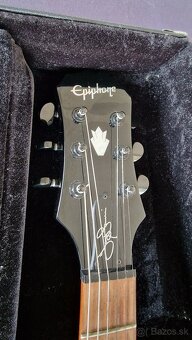 Predám Epiphone G-400 Tony Iommi Ebony + kufor - 7