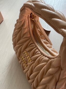 Marhuľová (apricot) miu miu kabelka wander mini - 7