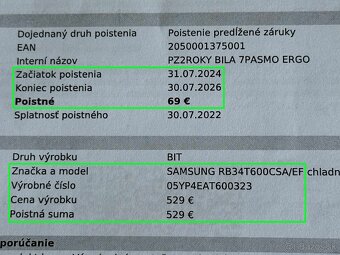 Kombinovaná chladnička SAMSUNG v záruke - 7