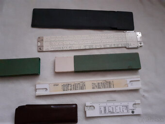 Logaritmické pravítka + iné rysovacie pravítka - 7