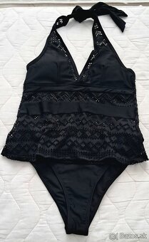 Plavky dvojdielne biele veľ. M - 7