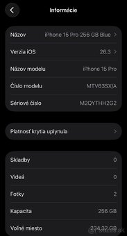 iPhone 15 PRO 256 GB Blue Titanium - 7